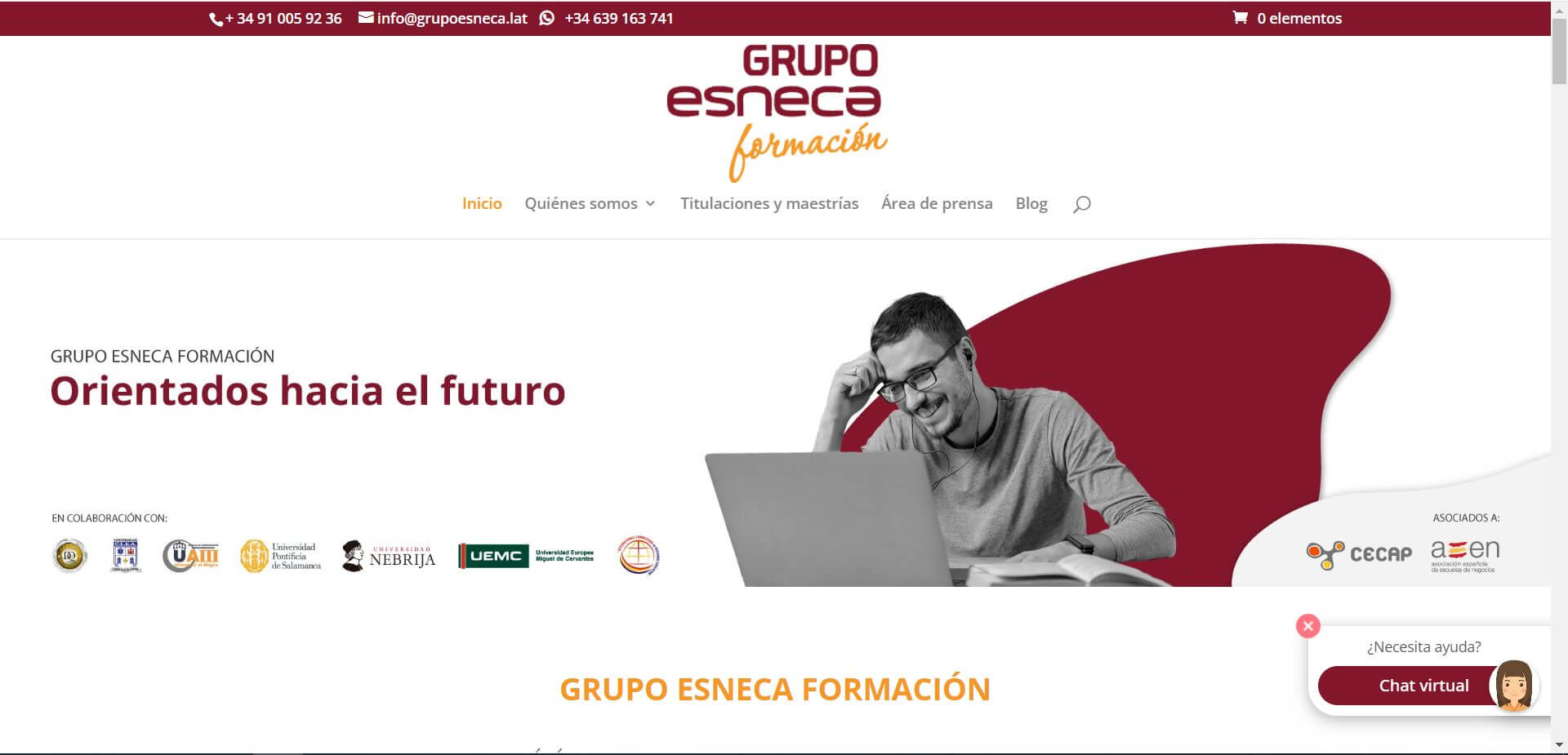 Pendiente de mostrar la Web Auditada