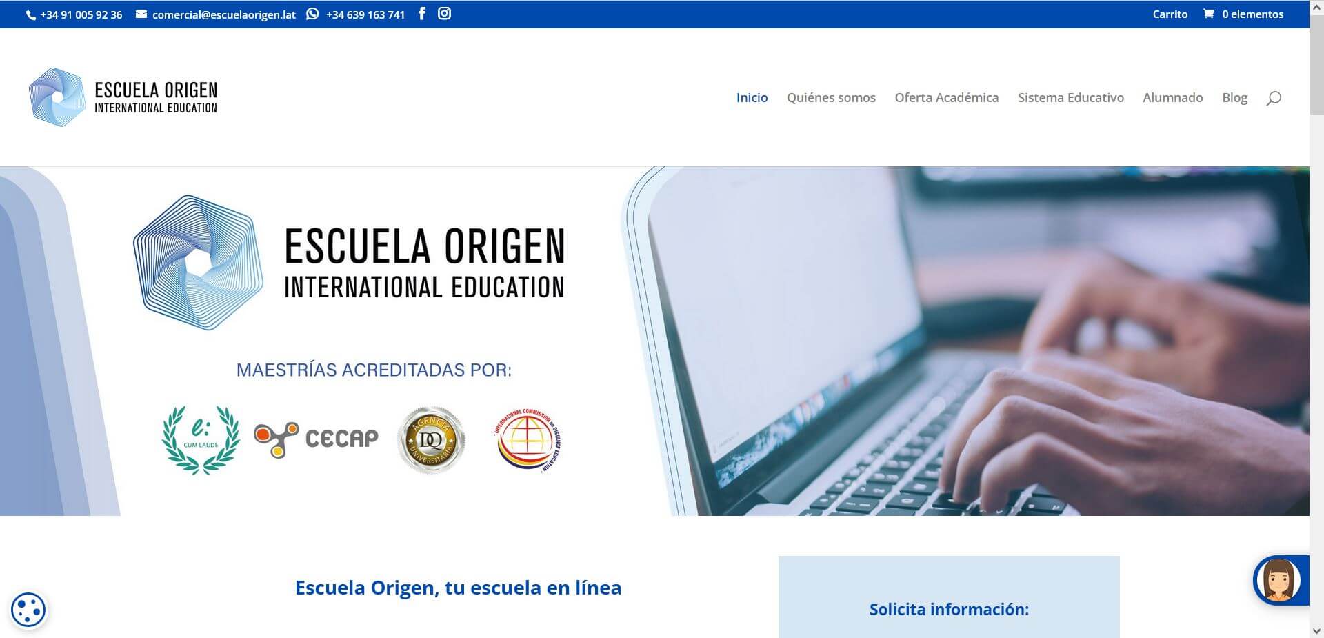 Pendiente de mostrar la Web Auditada