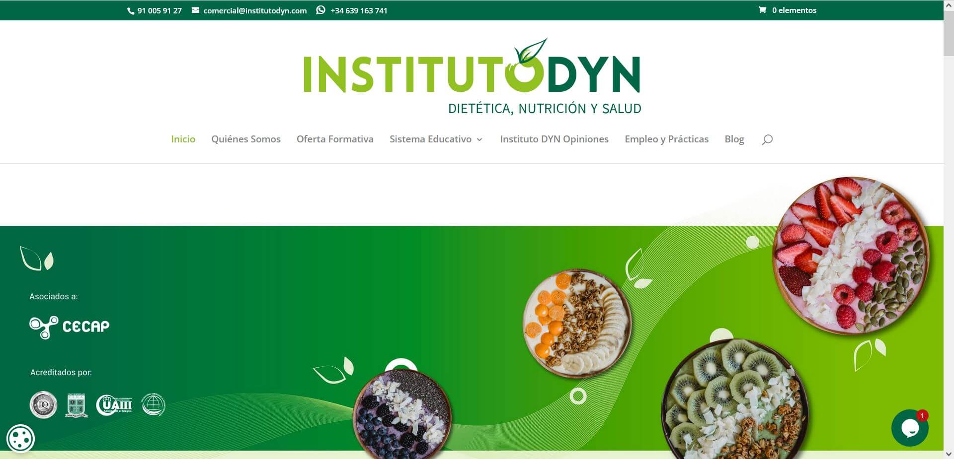 Pendiente de mostrar la Web Auditada
