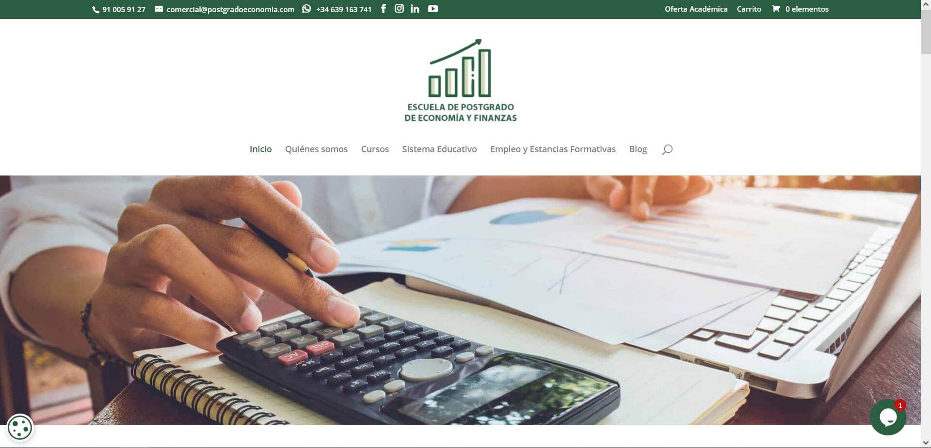 Pendiente de mostrar la Web Auditada