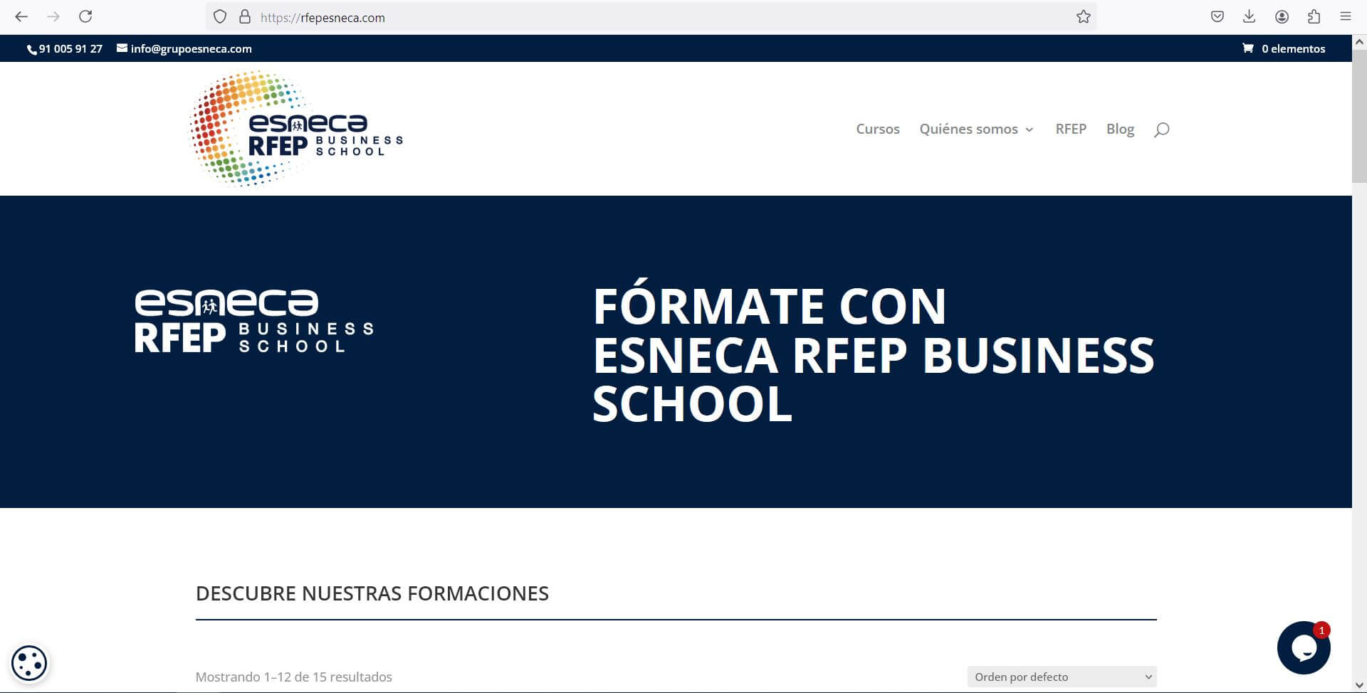 Pendiente de mostrar la Web Auditada