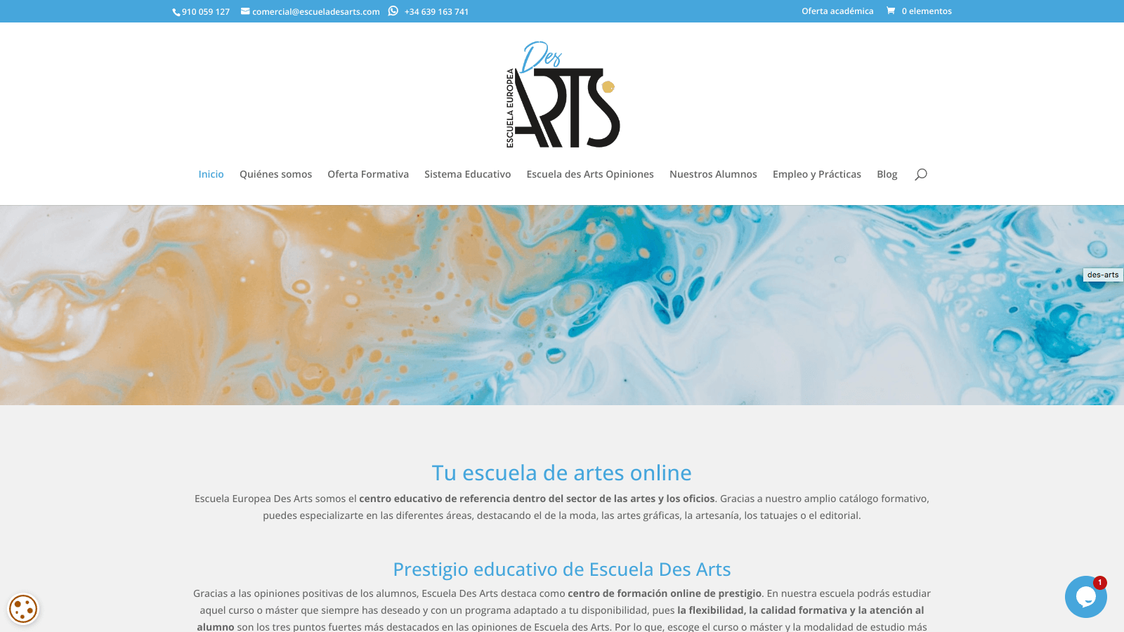 Pendiente de mostrar la Web Auditada