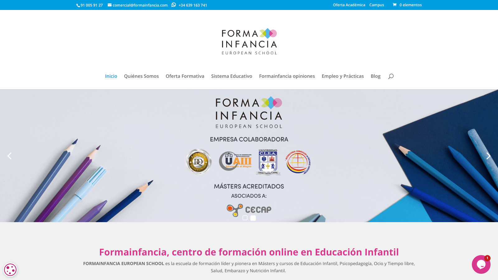 Pendiente de mostrar la Web Auditada
