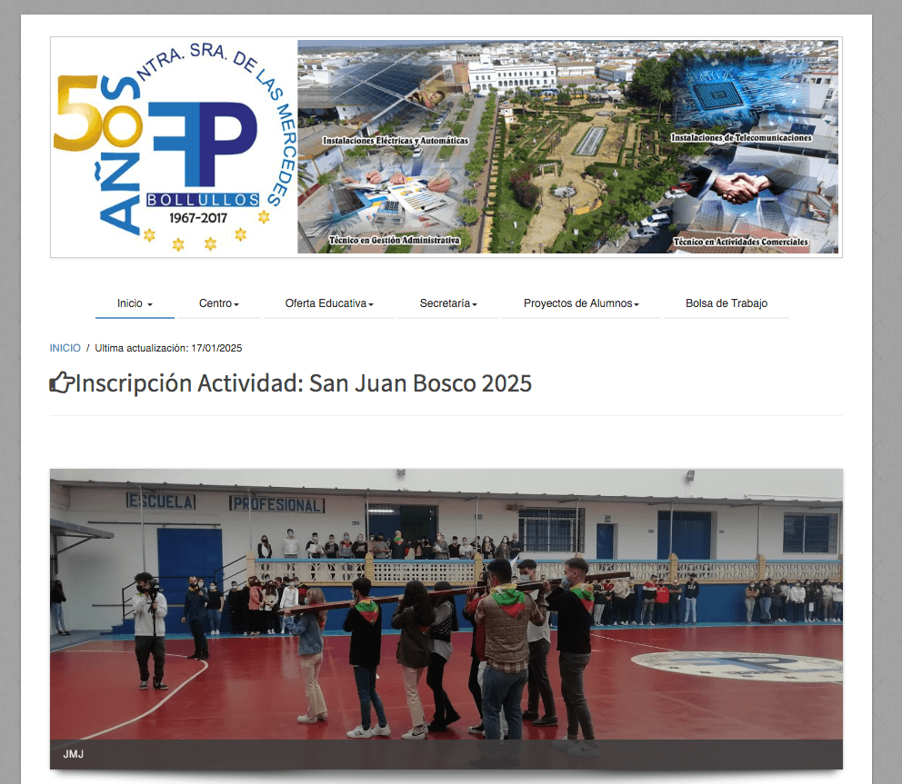 Pendiente de mostrar la Web Auditada